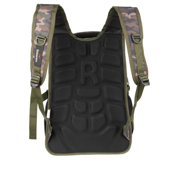 4 Bölmeli Su İtici Kumaş USB Giriş Aparatlı Okul Sırt Çantası RLX2229-Kamuflaj - Resim 2