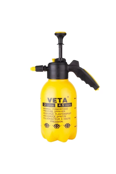 Veta Kalın Piston İlaçlama Pompası 2 Lt (Tahliyeli) - 2
