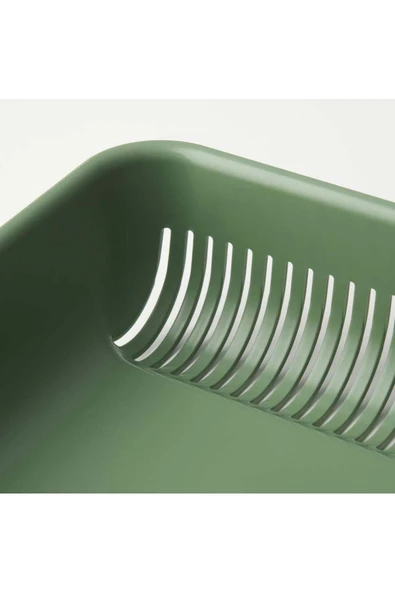 IKEA Skolast Mutfak Pratik Gıda Atık Süzgeci Yeşil 16x17x5 Cm - 5