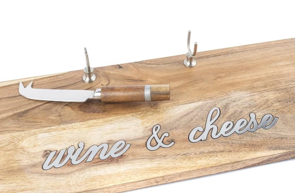 Mikasa Moor Bıçaklı Peynir Tahtası 43x18x2cm - Resim 2