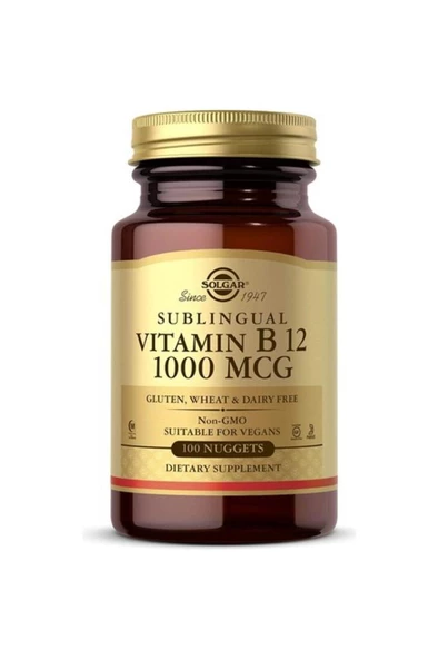 Solgar Vit B-12 1000mcg 100 Tablet ürün görseli 1