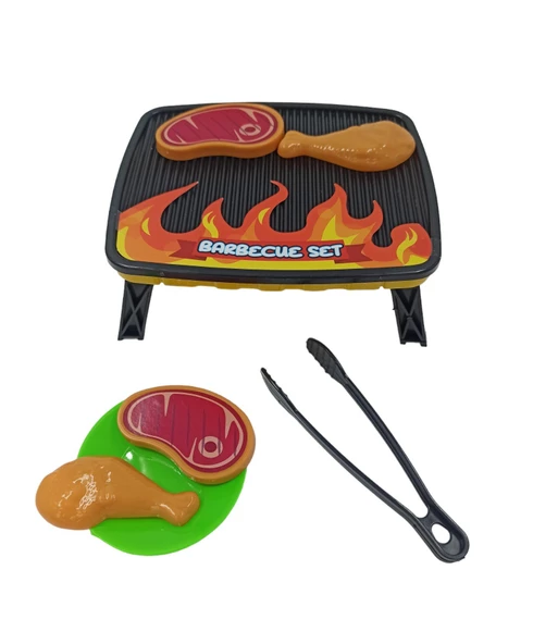 Mini Boy Oyuncak Mangal ile Eğlenceye Ateş Ver 17x8cm. - 4