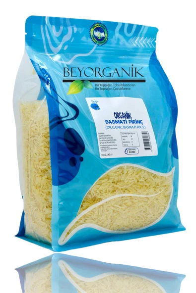 Organik Basmati Pirinç 2,5 kg