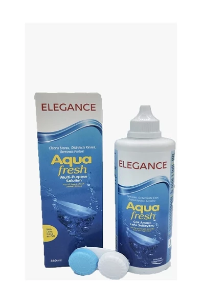 ELEGANCE ELEGANCE AQUAFRESH 360 ML YUMUŞAK LENS SOLÜSYONU Lens Solusyonu