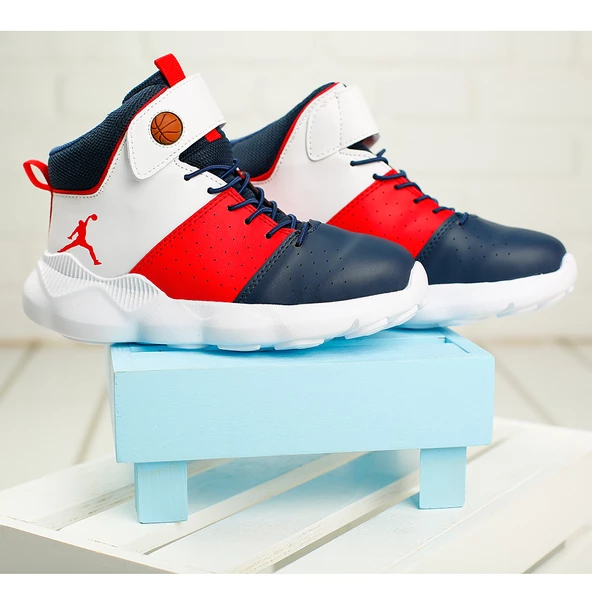 Kiko Kids Rio Günlük Spor Kız/Erkek Çocuk Basketbol Ayakkabısı Lacivert - 8