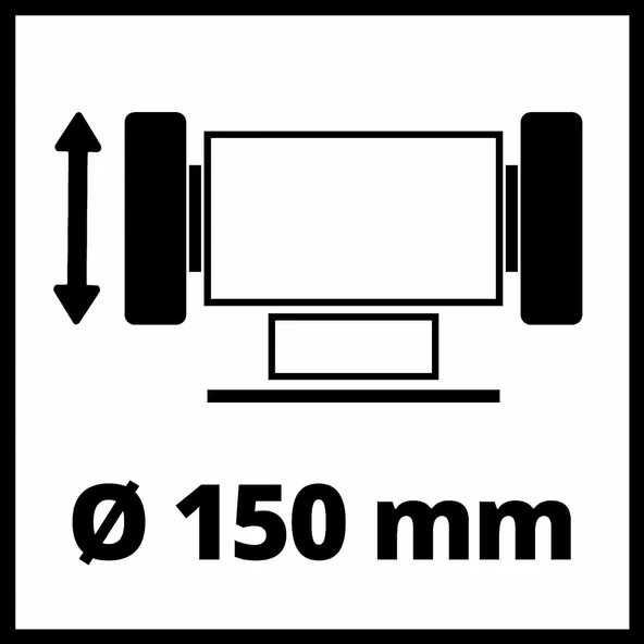 Einhell TC-BG 150 B Taş Motoru - 4412634 - 6