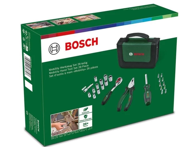 Bosch Taşınabilir El Aleti Seti 26 Parça - 1600A02BY2 - 3