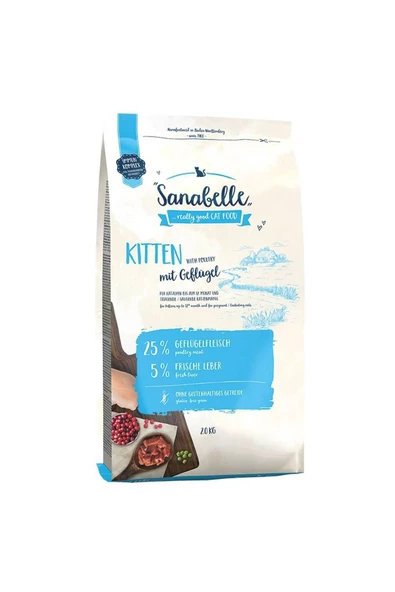 Sanabelle Yavru Kedi Maması 2 Kg x 2 adet