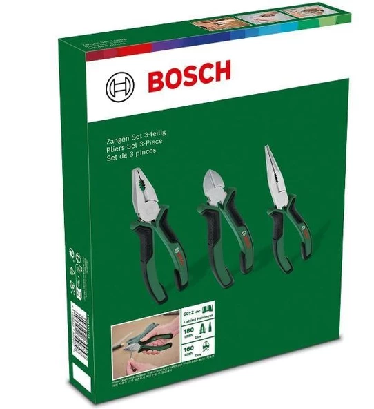 Bosch El Aleti Seti (Yan Keski 160-Pense 180-Kargaburun 180) 3 Parça - 1600A02C0S - 6