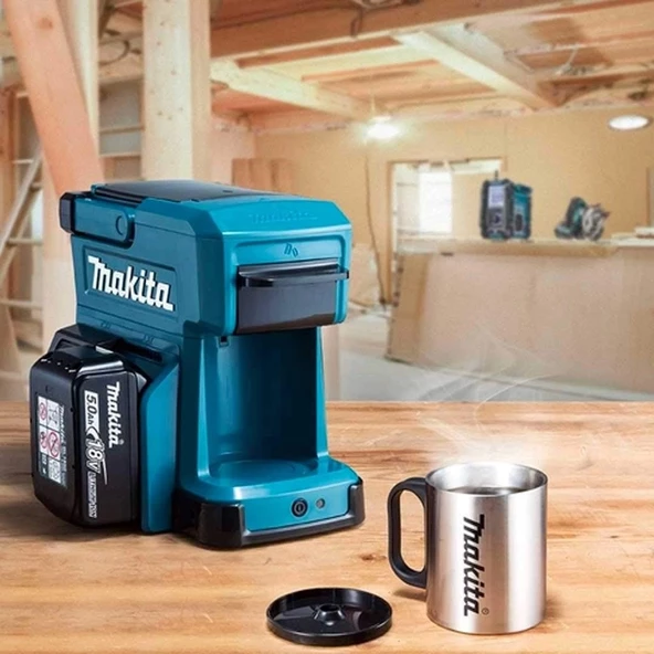 Makita DCM501Z Akülü Çay,Kahve Makinesi 18 V (pilsiz, şarj cihazı hariç)