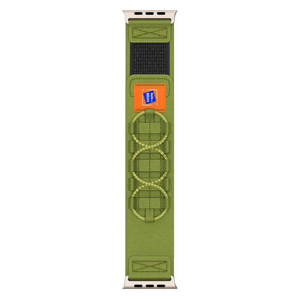 Vendas Apple Watch Ultra 49mm Zore KRD-99 Hasır Kordon - 4