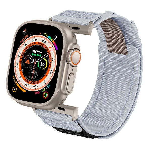 Vendas Apple Watch 44mm Zore KRD-99 Hasır Kordon - 11