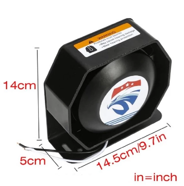 Profesyonel Cumhurbaskanlıgı Model Wıreles 200W konusmalı Polis Sireni - 2