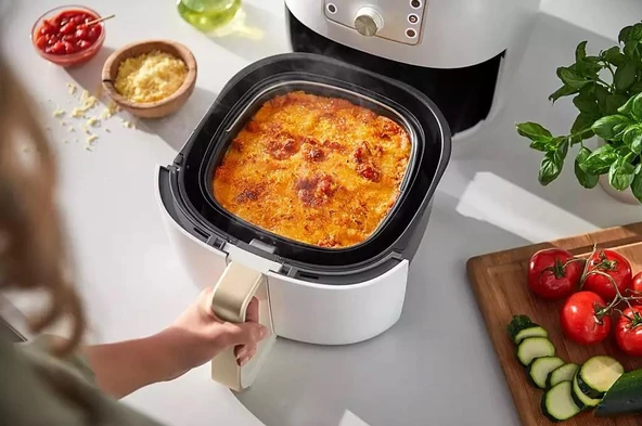 Philips Airfryer XXL HD9870/20 Premium Fritöz Beyaz - 5