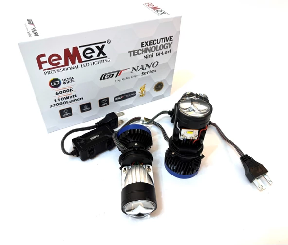 FEMEX Pro Executive H4 Lazerli Mini Bi-Led Xenon Kendinden Mercekli - 4