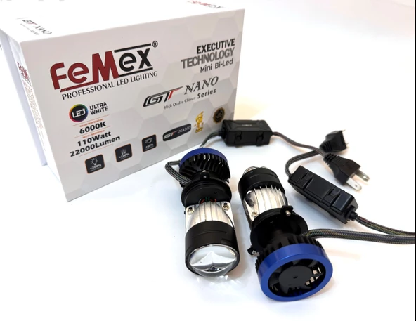 FEMEX Pro Executive H4 Lazerli Mini Bi-Led Xenon Kendinden Mercekli - 3