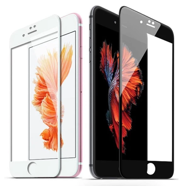 Apple iPhone 6 5D Tam Kaplayan Ekran Koruyucu Kırılmaz Cam