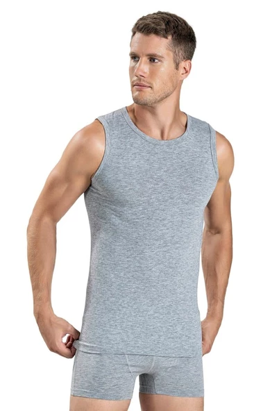 JİBER 114 ERKEK SIFIR KOL SIFIR YAKA ATLET 6 ADET - Resim 3