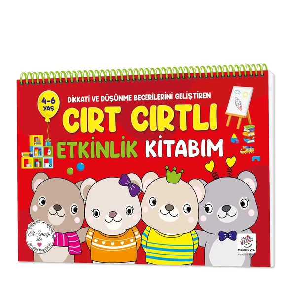 CIRT CIRTLI ETKİNLİK KİTABIM 4-6 Yaş