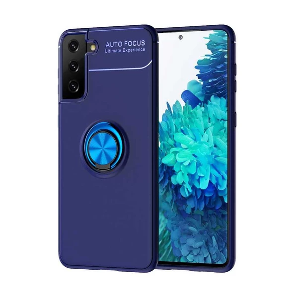 Samsung Galaxy S21 Plus Kılıf Yüzüklü Magnetli Ravel Case - 11