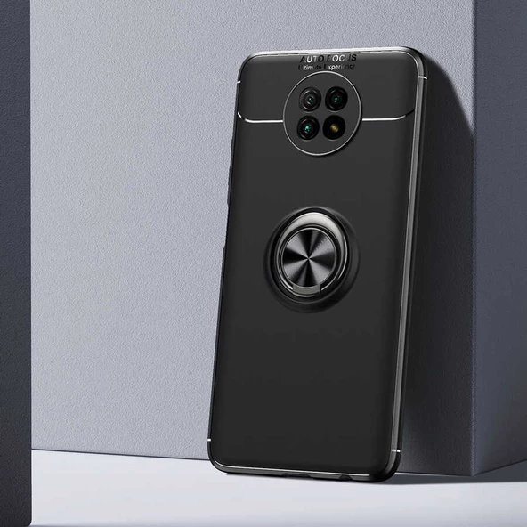 Xiaomi Redmi Note 9T Kılıf Yüzüklü Magnetli Ravel Case - 9