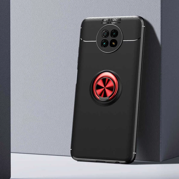 Xiaomi Redmi Note 9T Kılıf Yüzüklü Magnetli Ravel Case - 12