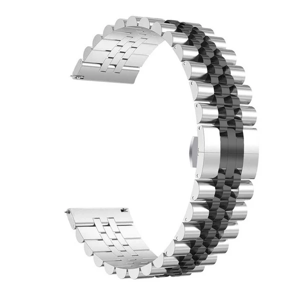 Xiaomi Redmi Watch 5 Active/Lite Kordon 22mm Şeritli Metal Kordon 36 - 8