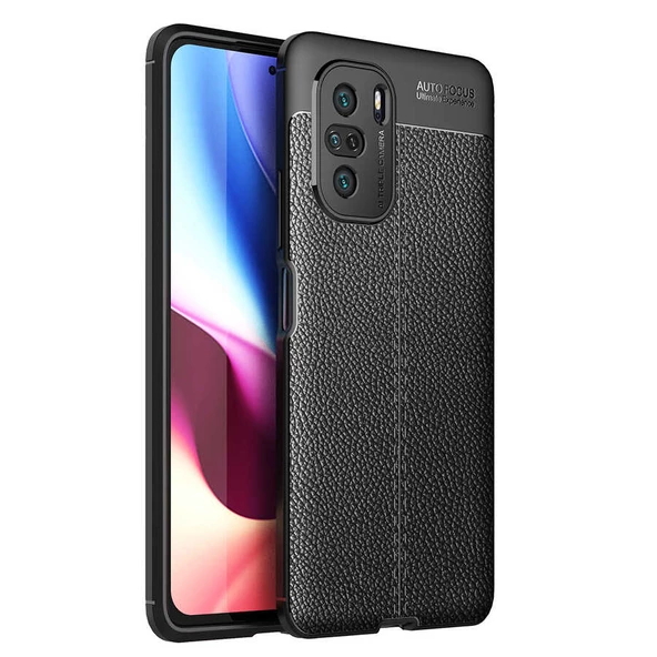 Xiaomi Poco F3 Kılıf Deri Tarzı Niss Silikon Case