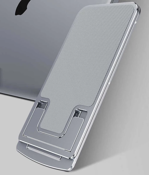 Masaüstü Slim Alüminyüm Tablet Telefon Standı Tutucu H8 - 8