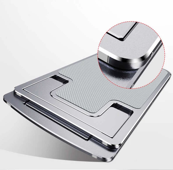 Masaüstü Slim Alüminyüm Tablet Telefon Standı Tutucu H8 - 11