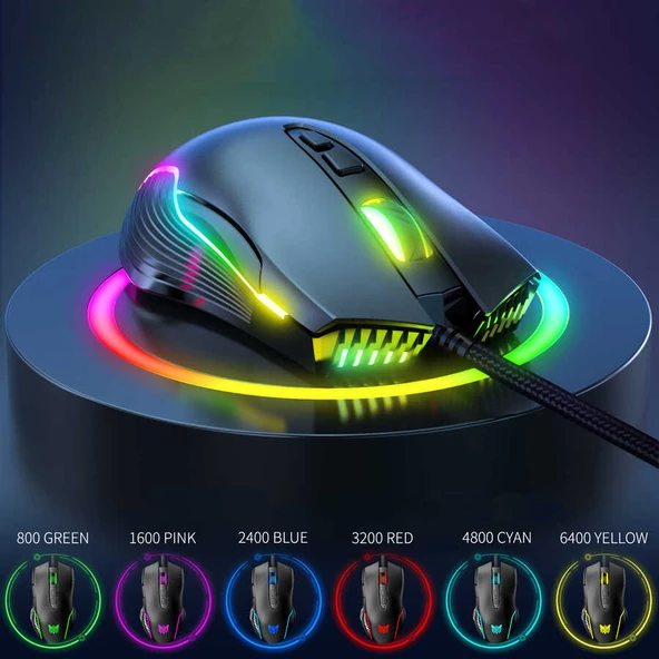 RGB Işıklı Oyuncu Mouse Onikuma CW905 - 10