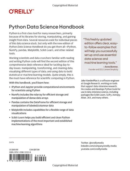 Python Data Science Handbook: Essential Tools for Working with Data 2nd Edition Jake VanderPlas - Resim 2