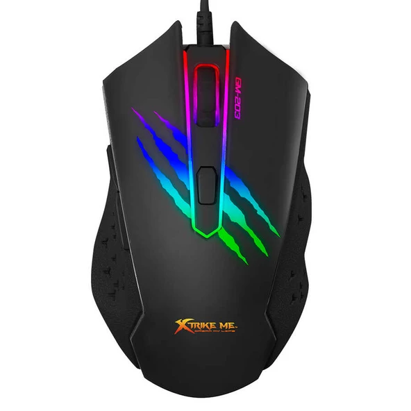 RGB Işıklı Oyuncu Mouse Xtrike Me GM-203