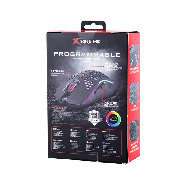 RGB Işıklı Oyuncu Mouse Xtrike Me GM-512 - 5
