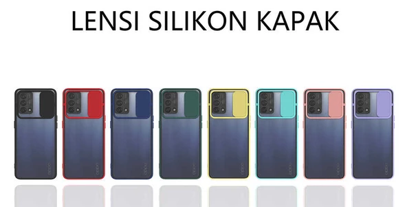 Oppo A74 4G Kılıf Kamera Kapatmalı Lensi Case - 2