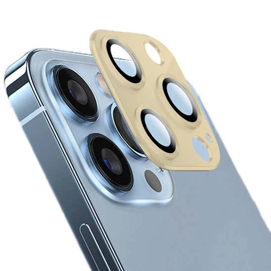 Apple iPhone 13 Pro Max Kamera Lens Koruyucu Çerçeveli Koruyucu CL-03