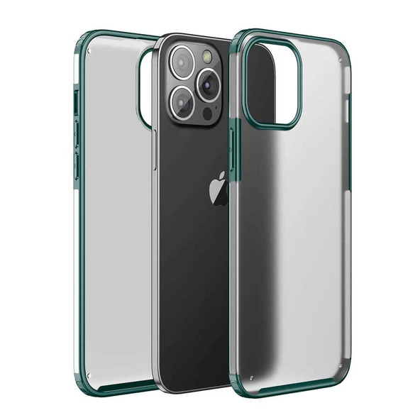 Apple iPhone 13 Pro Max Kılıf Mat Volks Case - 5