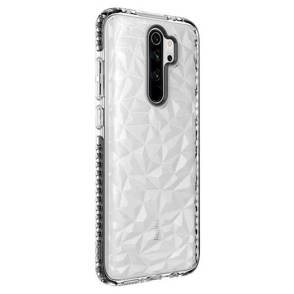 Xiaomi Redmi Note 8 Pro Kılıf Bumper Şeffaf Buzlu Kapak - 6