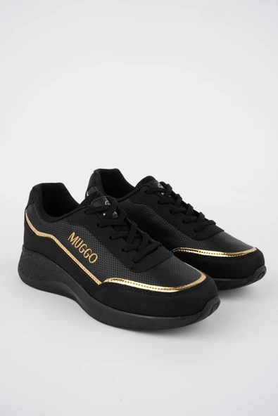 Muggo COCO Garantili Kadın Ortopedik Günlük Bağcıklı Şık Rahat Sneaker Spor Ayakkabı - 12