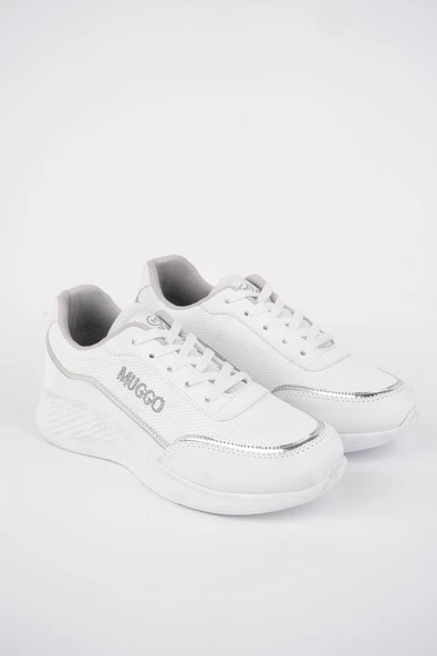 Muggo COCO Garantili Kadın Ortopedik Günlük Bağcıklı Şık Rahat Sneaker Spor Ayakkabı - 2