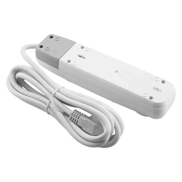 Kablolu 4'lü Topraklı Grup Priz Fiş Çoğaltıcı 7 Metre Çoklu Uzatma Kablosu Anahtarsız - Resim 4