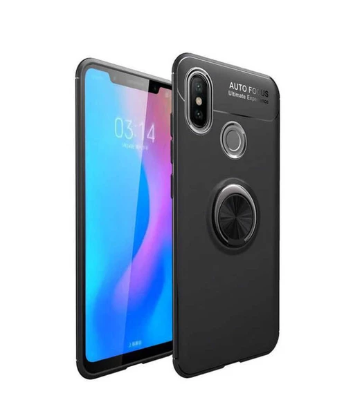 Xiaomi Mi 8 SE Kılıf Yüzüklü Magnetli Ravel Case