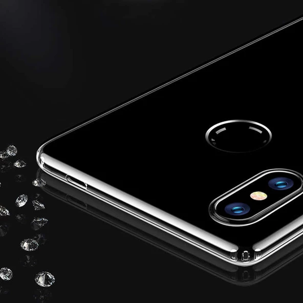 Xiaomi Mi A2 Lite Kılıf Şeffaf Silikon Hibrit Case - 6
