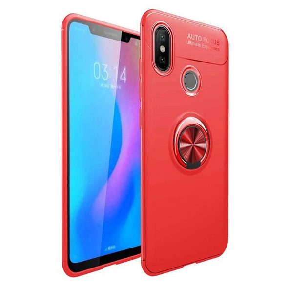 Xiaomi Mi 6X Kılıf Yüzüklü Magnetli Ravel Case