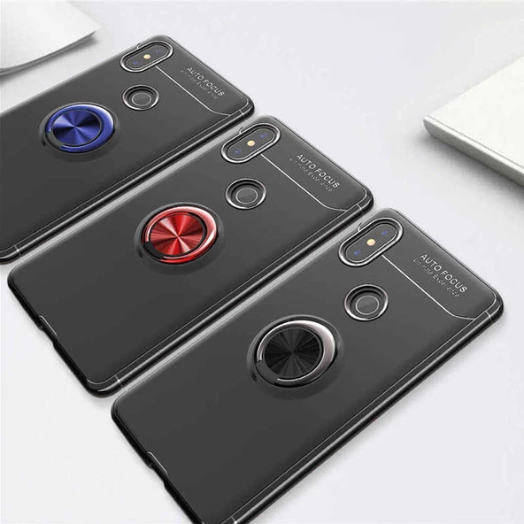Xiaomi Mi 6X Kılıf Yüzüklü Magnetli Ravel Case - 2