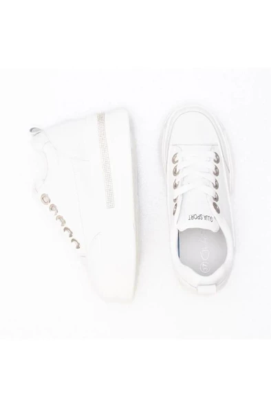 GUJA 24Y492 GİZLİ DOLGU TAŞLI KADIN SNEAKER AYAKKABI - 5