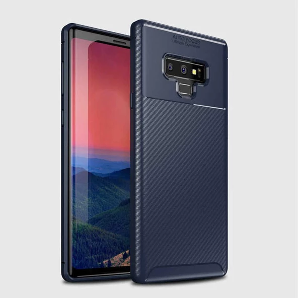 Samsung Galaxy Note 9 Kılıf Karbon Silikon Case