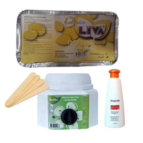 Liva Naturel Professional Kalıp Sir Ağda Seti