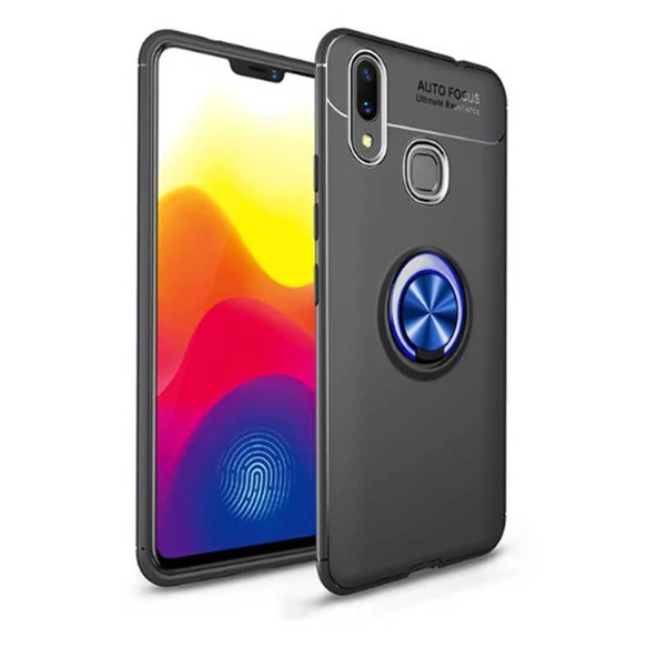 Huawei Y7 Prime 2019 Kılıf Yüzüklü Magnetli Ravel Case - 2