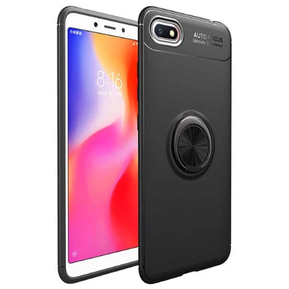 Huawei Y5 2018 Kılıf Yüzüklü Magnetli Ravel Case - Resim 12